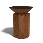 Barbacoa Iron Fire Premium 750 Acero corten