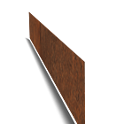 Bordura de acero corten recta 150 mm (longitud: 1500 mm)