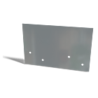 Placa de acoplamiento de acero galvanizado recta pequeña
