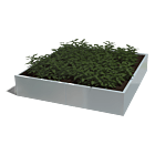 Jardinera de acero galvanizado Miami xxl 2000x2000