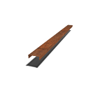 Perfil de recubrimiento de acero corten 50x150x50 (longitud 1500mm)