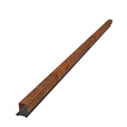 Perfil de recubrimiento de acero corten 50x50x50 (longitud 2400mm)