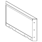 Panel de acero corten 300x500mm