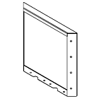 Panel de acero corten 400x400mm