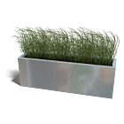 Jardinera de acero galvanizado Texas 300x1200
