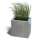 Jardinera de acero galvanizado Texas 300x400