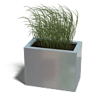 Jardinera de acero galvanizado Texas 300x500