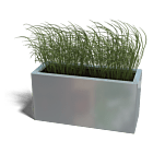 Jardinera de acero galvanizado Texas 300x800