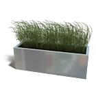 Jardinera de acero galvanizado Texas 400x1200