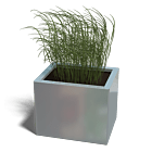 Jardinera de acero galvanizado Texas 400x500