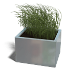 Jardinera de acero galvanizado Texas 500x600