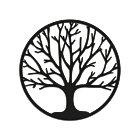Decoración metálica de pared Tree