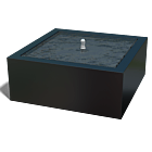 Mesa de agua de aluminio 1000x1000x400
