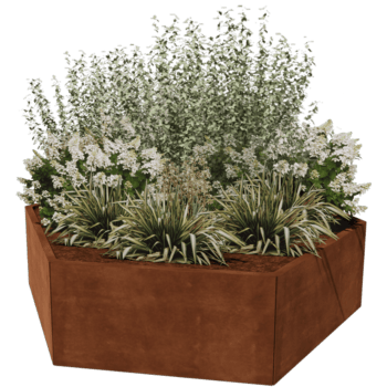 Jardinera de acero corten Denver 100