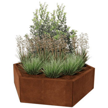 Jardinera de acero corten Denver 60