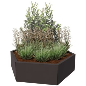 Jardinera de acero con tratamiento electrostático Denver 60