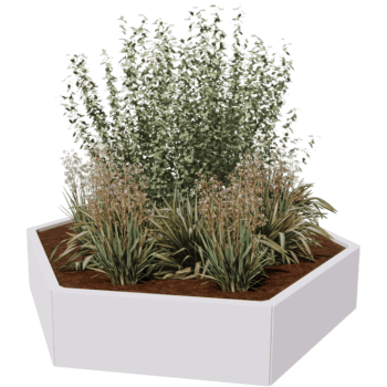 Jardinera de acero con tratamiento electrostático Denver 80