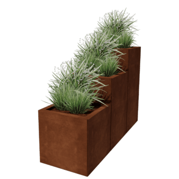 Jardinera de acero corten Miami special III 40