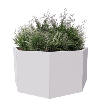Jardinera de acero con tratamiento electrostático Chicago 50