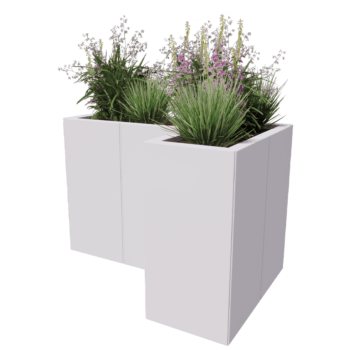 Jardinera de acero con tratamiento electrostático Kansas 30