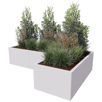 Jardinera de acero con tratamiento electrostático Kansas 60