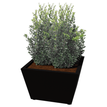 Jardinera de acero con tratiamento electrostático Soldana Cono 80 x 80 x 50 cm