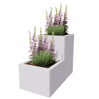 Jardinera de acero con tratamiento electrostático Miami special II 40