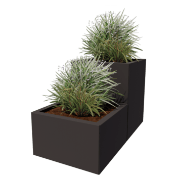 Jardinera de acero con tratamiento electrostático Miami special II 50