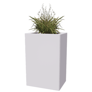 Jardinera de acero con tratamiento electrostático Texas 30 x 40 cm