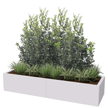 Jardinera de acero con tratamiento electrostático Texas xxl 160 x 50 cm