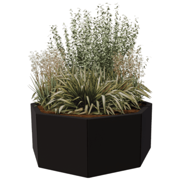 Jardinera de acero con tratamiento electrostático Chicago 40