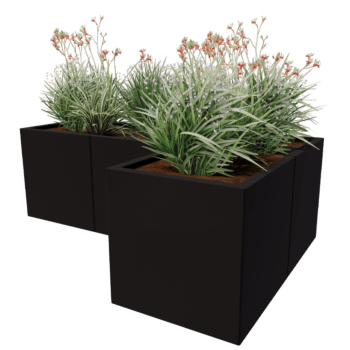 Jardinera de acero con tratamiento electrostático Kansas 50