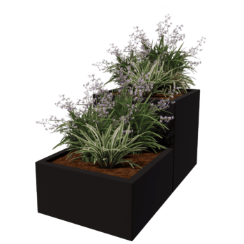 Jardinera de acero con tratamiento electrostático Miami special II 60