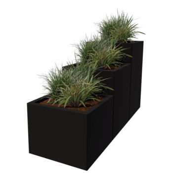 Jardinera de acero con tratamiento electrostático Miami special III 50
