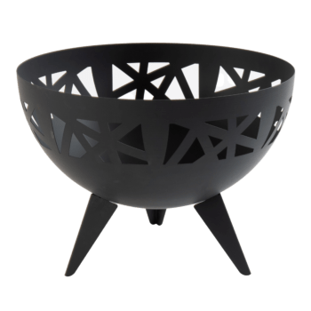 Cuenco de fuego de metal Michigan black 58 x 58 x 42 cm