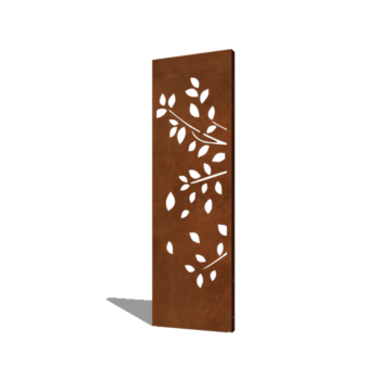Panel de acero corten árbol parte 1 60 x 6 x 190 cm