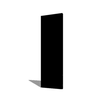 Panel base con recubrimiento en polvo de 60 cm