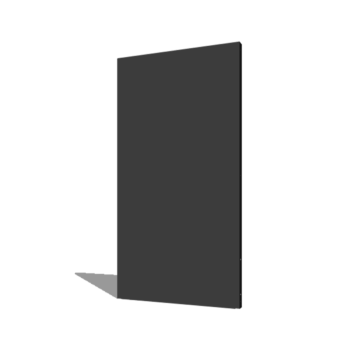 Panel base con recubrimiento en polvo de 100 cm