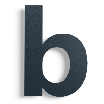 Número de vivienda de acero inoxidable negro b – 43,1 cm