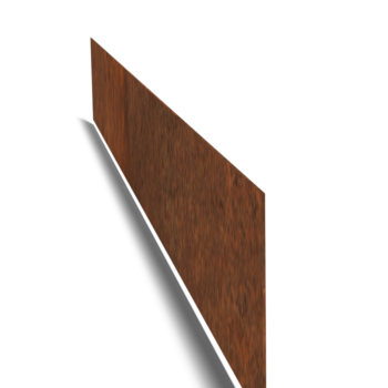 Bordura de acero corten recta 150 mm (longitud: 1500 mm)