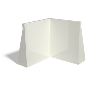 Muro de contención de acero con recubrimiento de polvo ángulo interior 50 x 50 cm (Altura 60 cm)