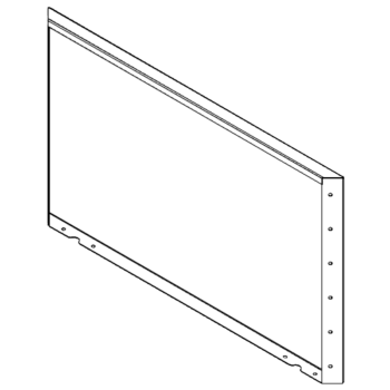 Panel de acero corten 60 x 100 cm