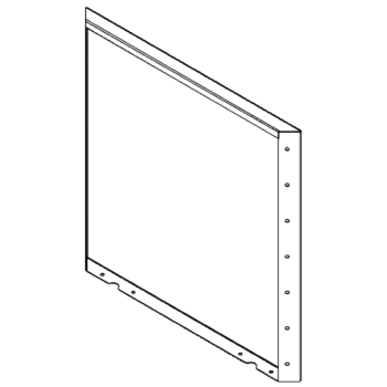 Panel de acero corten 70 x 70 cm