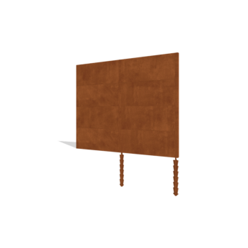 Valla de acero corten H4 juego 252 cm