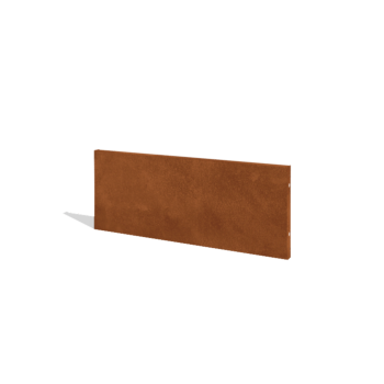 Valla de acero corten H panel 120 x 47,5 cm