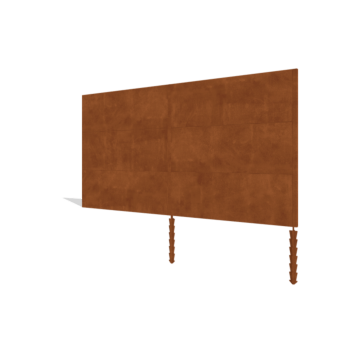 Valla de acero corten H3 juego 372 cm