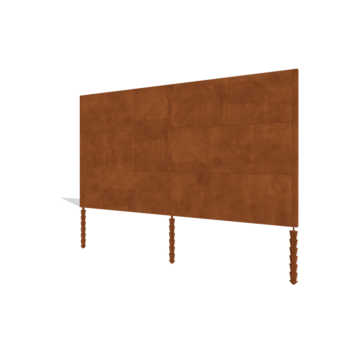 Valla de acero corten H3 juego completo 378 cm