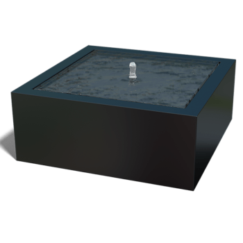 Mesa de agua de aluminio 100 x 100 x 40 cm