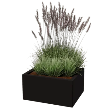 Jardinera de acero - Rectángulo - 50 x 60 cm