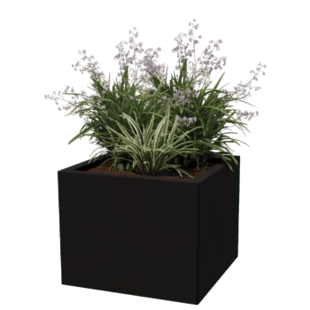 Jardinera de acero - Cuadrado - 50 x 50 cm